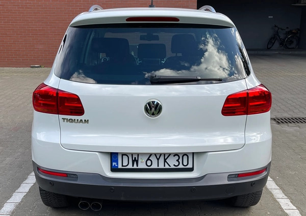 Volkswagen Tiguan cena 55800 przebieg: 135700, rok produkcji 2015 z Wrocław małe 631